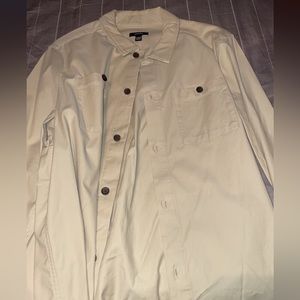 Mens Alfani Dress Button Up Size L